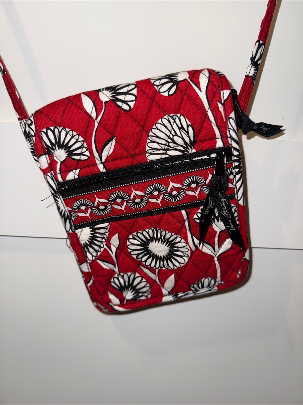 Vera Bradley Deco Daisy Little Hipster Crossbody
